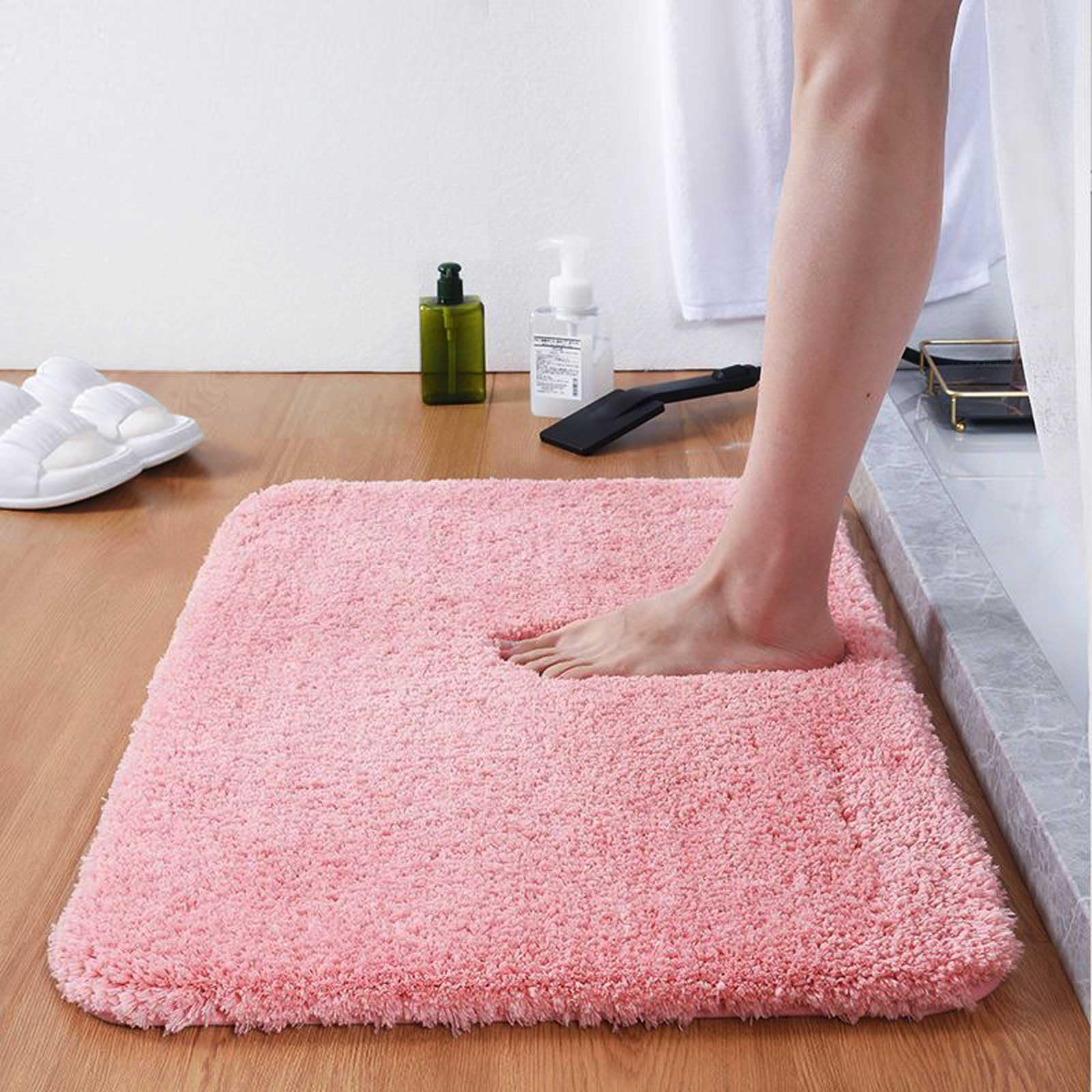 バスルームラグ ソフトで吸収性のあるマイクロファイバー 50×80cm バスルームラグ ソフトで吸収性のあるマイクロファイバー 50×80cm